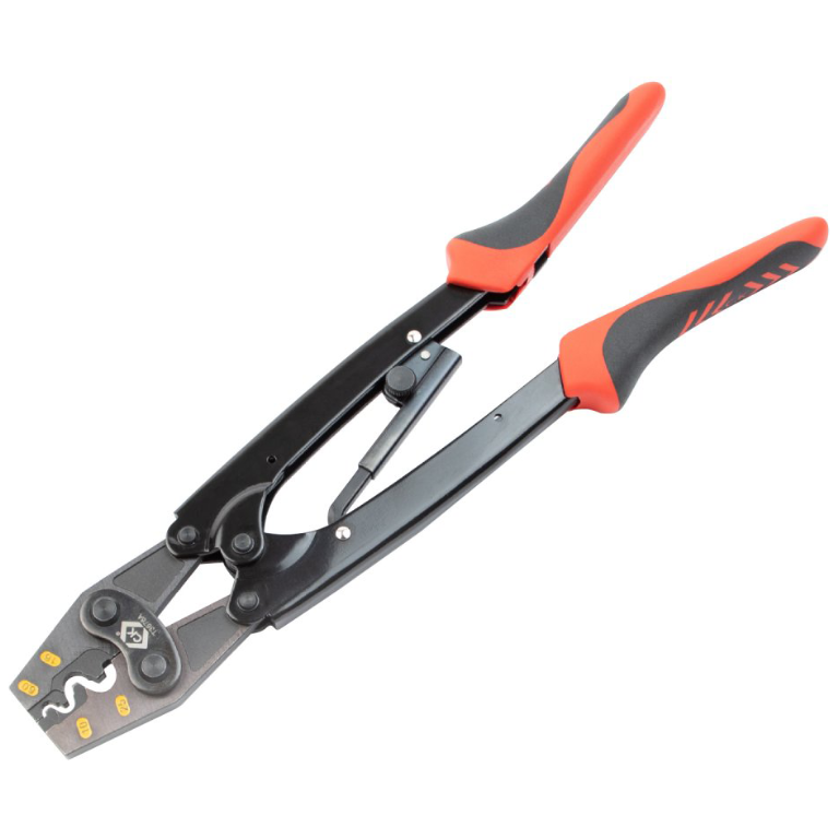 C.K Tools T3676A C.K Ratchet Crimping Pliers for Bell Mouth Ferrules 6 - 25mm