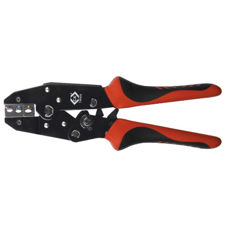 C.K Tools T3682A C.K Ratchet Crimping Pliers For Insulated Terminals  0.5 - 6.0mm