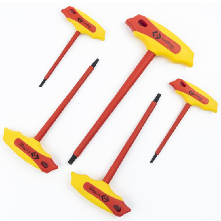CK TOOLS Insulated T Handle Hex Key Set