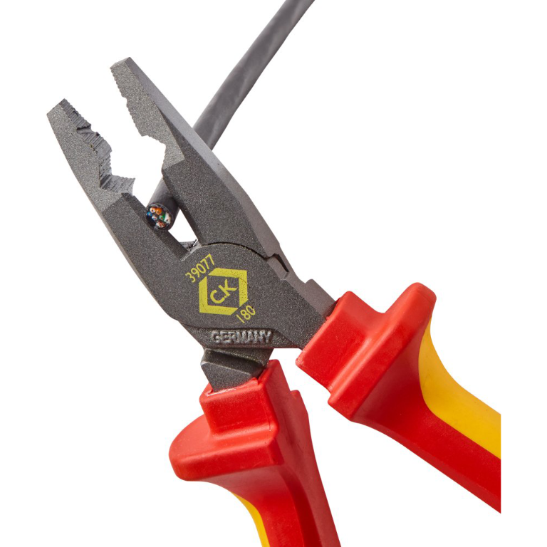 C.K Tools T39077-180 C.K RedLine VDE Electrician's Pliers 180mm