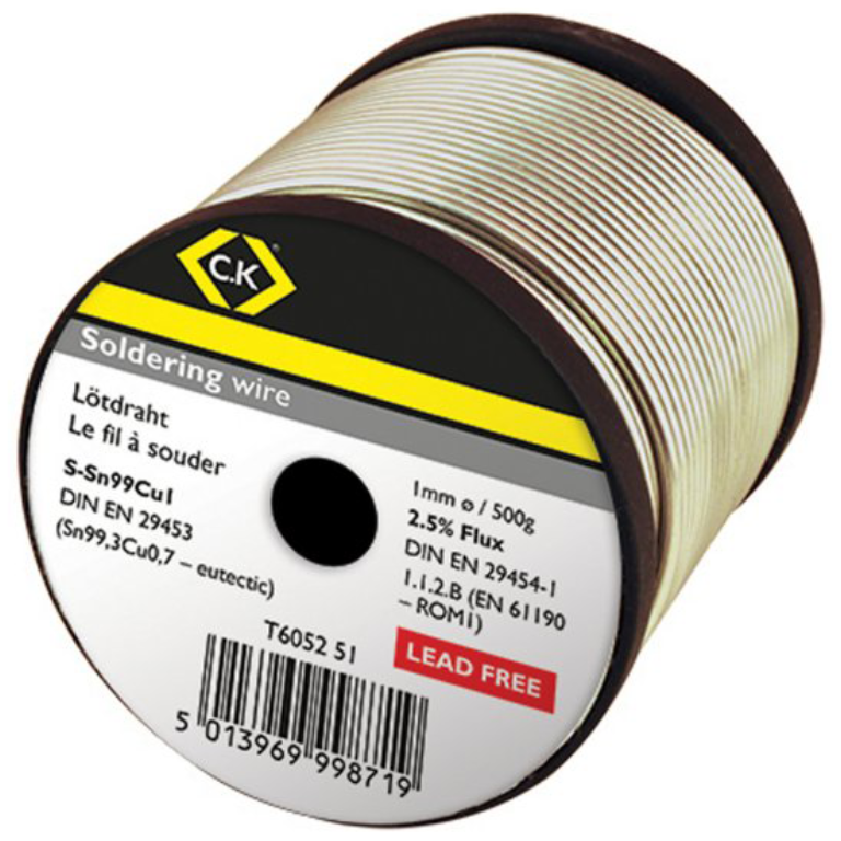 CK Tools 1mm Lead Free Soldering Wire (SOLDER only)
