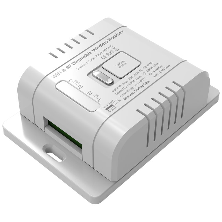 CUL-40040 - 1 Channel Smart WIFI & RF Dimmable Reciever In White