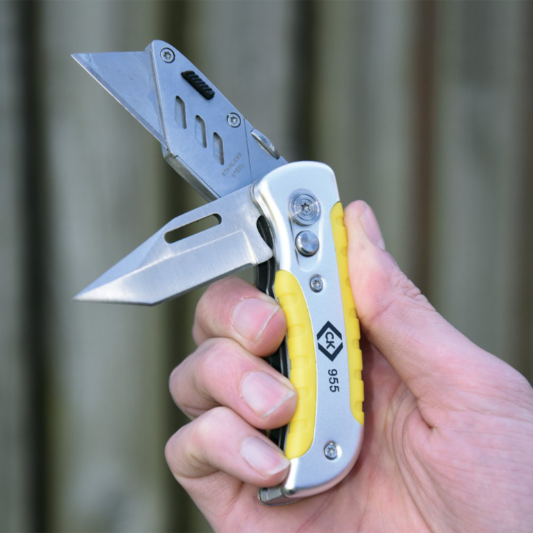 CK TOOLS Twin Blade Folding Utility Knife