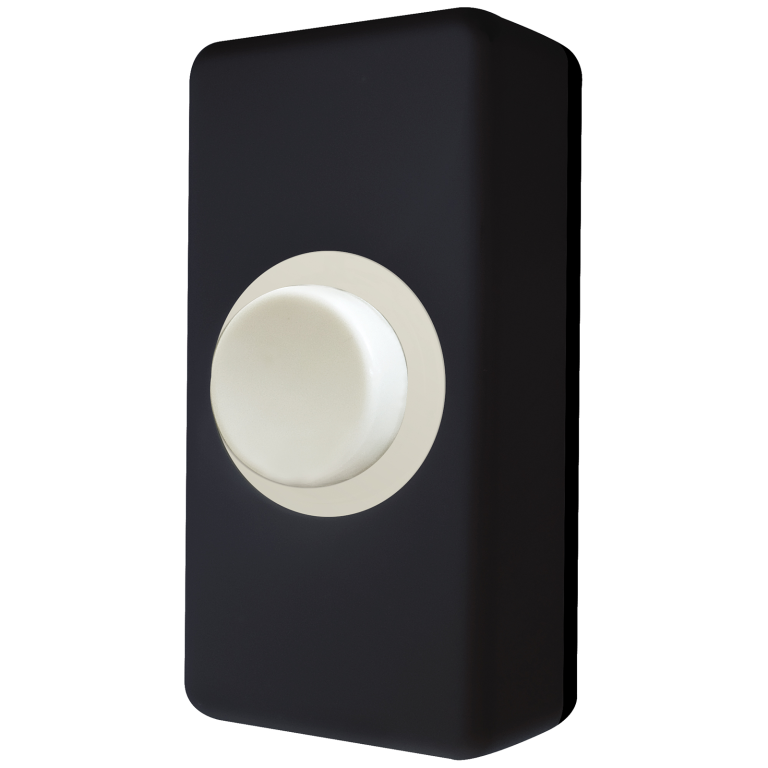 Wired Bell Push White/Black