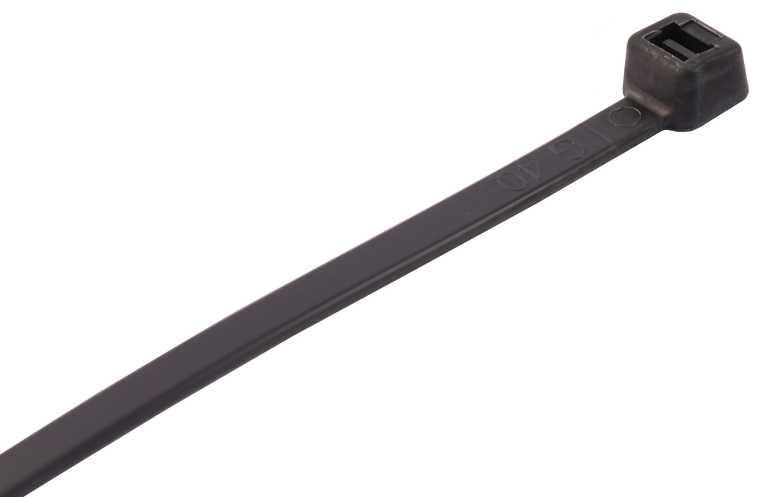 540mm x 8.0mm Black Nylon Cable Ties (Pack 100)