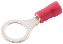 SWA 43RER Ring Term 0.5-1.5mm Red Insulated