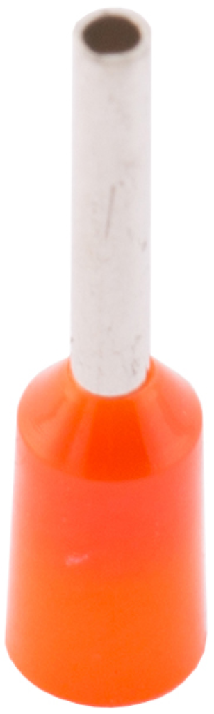 Bootlace Ferrule Orange 0.5mm