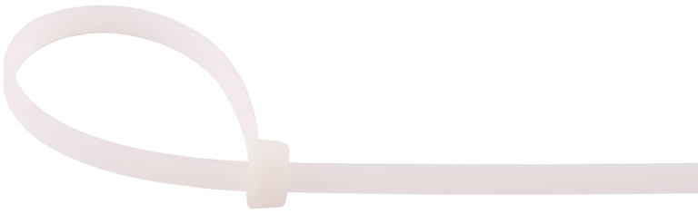 140mm x 3.6mm Natural Nylon Cable Ties (Pack 100)