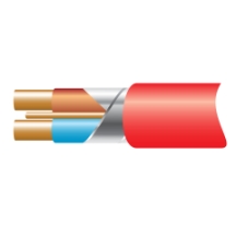 Prysmian FP2002C1.5 2 Core 1.5mm x 100m Fire Cable Available in Red