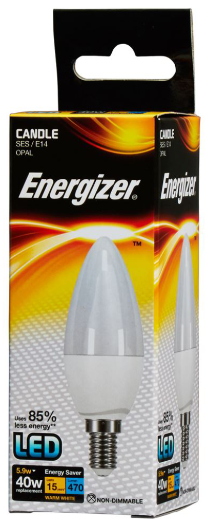 Energizer Lamp S8851 LED Candle E14 5.9W 2700K