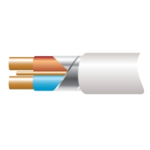 Prysmian FP2002C1.5 2 Core 1.5mm x 100m Fire Cable Available in White 