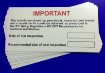 Ind Signs IS5610SA Inspection Label Pk10