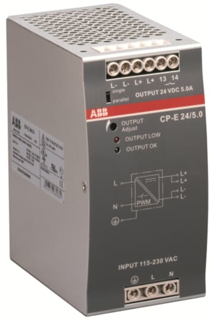 Power Supply >240-24VDC 5A