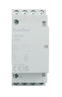 FuseBox INC254 Contactor 4P 25A 230V