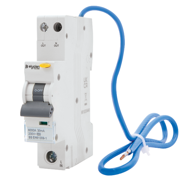 6A  30mA SP RCBO TYPE B