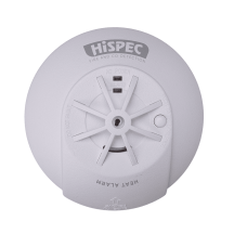 Hispec HSSA/HE/FF10 Mains Heat Alarm