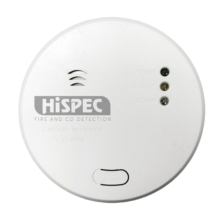 Interconnectable Fast Fix Mains Carbon Monoxide Detector with 9v Battery Backup Included