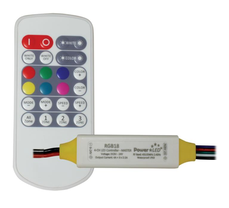 Pled RGB18 LED Strip Controller 6-24V