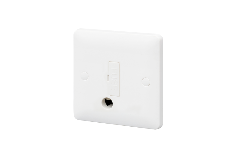 MK Base MB1031WHI 13A Unswitched Connection Unit Flex Outlet