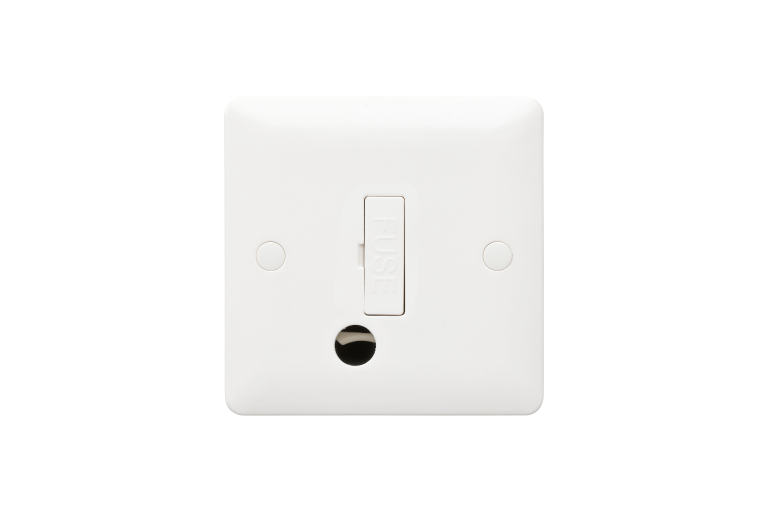 MK Base MB1031WHI 13A Unswitched Connection Unit Flex Outlet