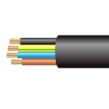 Cable 3184Y 4C Flex PVC 2.5mm Blk (100m)