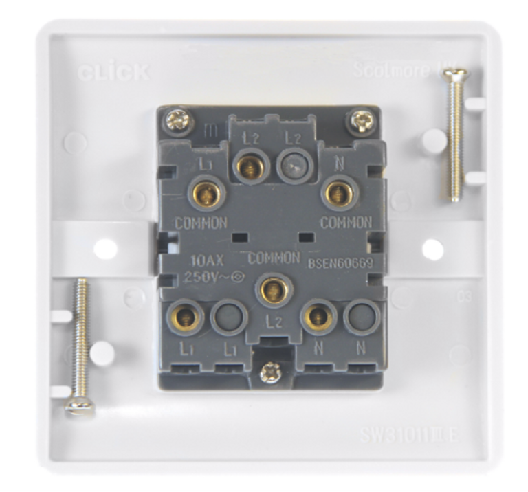 Click CMA020 Switch Fan Isolator 10A White