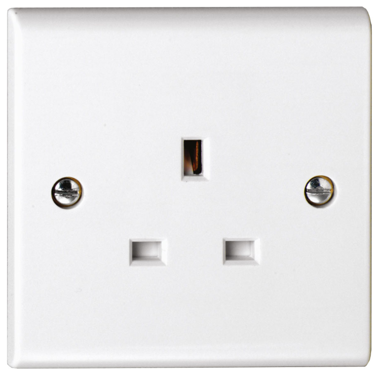 Deta S1206 1 Gang 13A Unswitched Socket