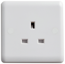1G 13A UNSWITCHED SOCKET