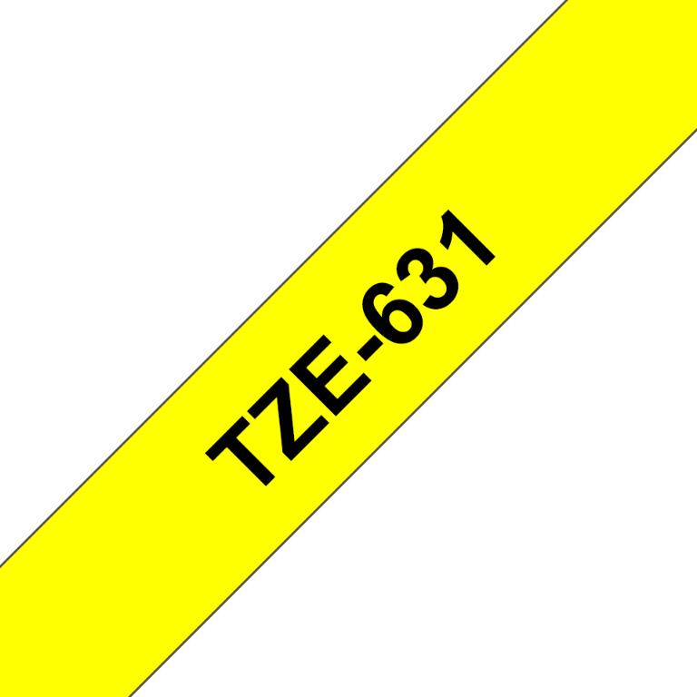 Brother TZE631 Labelling Tape 12mmx8m
