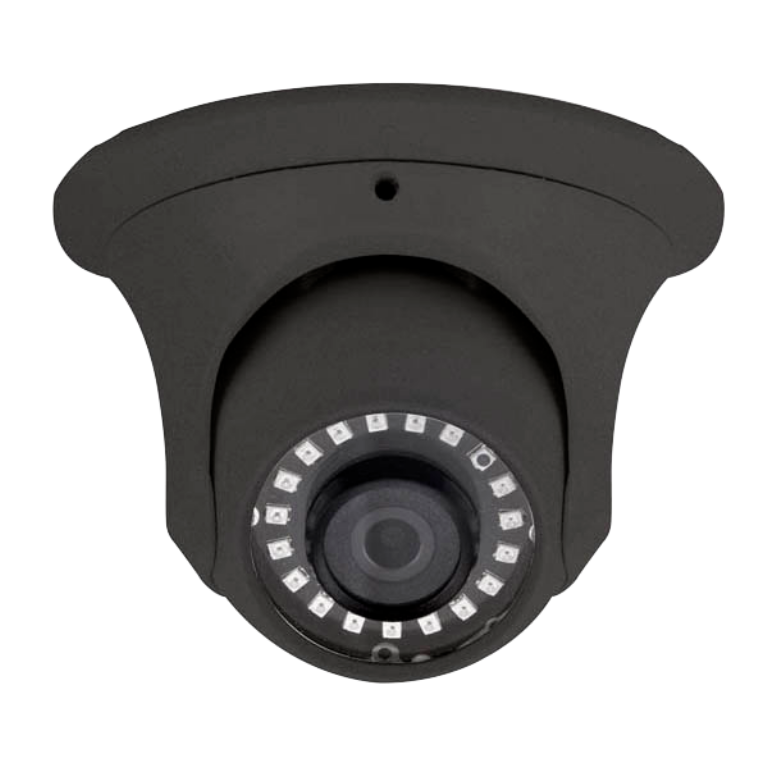 HDview Grey 3.6mm Lens 4MP HD Dome Camera 