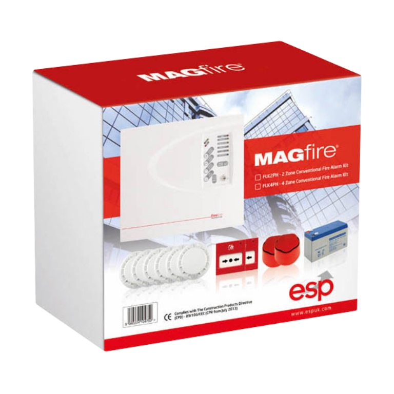 MAGfire Four Zone Conventional Fire Alarm Kit