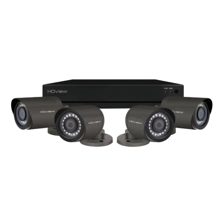 DigiviewHD+ 4 Channel Full HD 1TB CCTV System 4 x Bullet Cameras