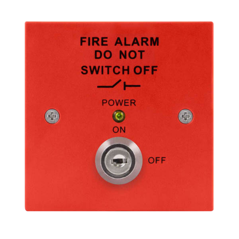 FIRE ISOLATION KEY SWITCH - RED