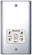BG NPC20W Shaver Socket 115/230V