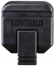 BG Heavy Duty Rewirable 13A Plug Top Black
