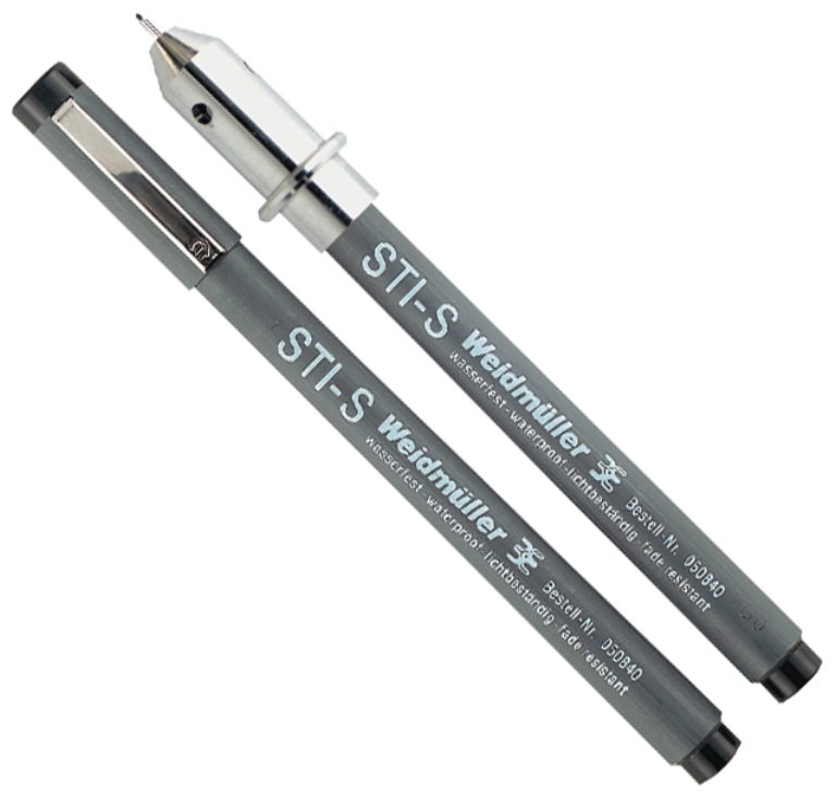 Black Waterproof Pen STI