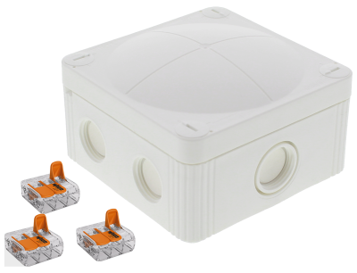 Wiska 10109675 Junction Box 32A White with WAGO terminals