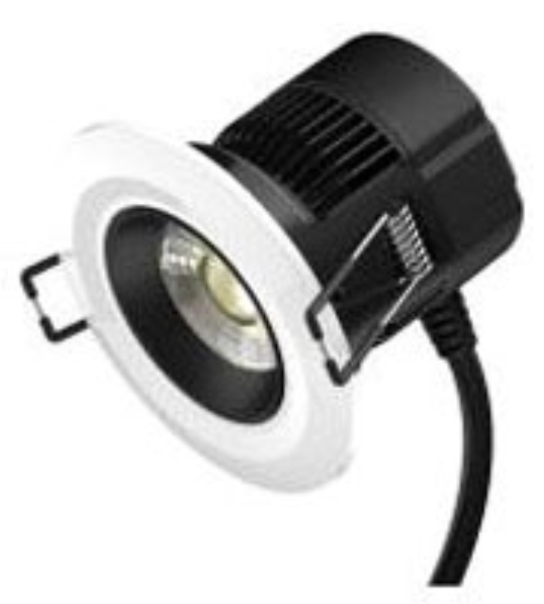 BELL 08190 Eco LED Adjustable Downlight 7W comes with White & Satin Nickel Magenetic Bezels