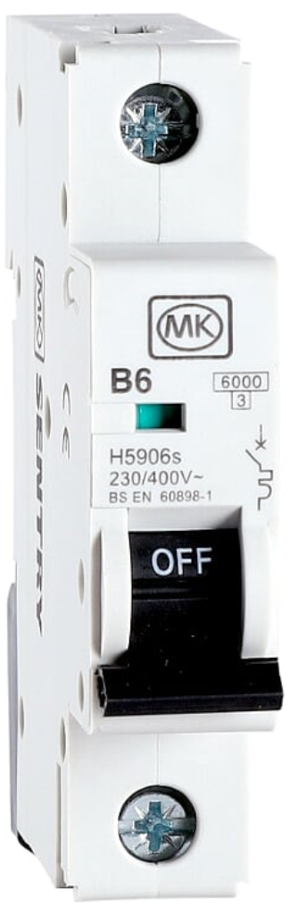 MK MCB 6A SP TYPE B