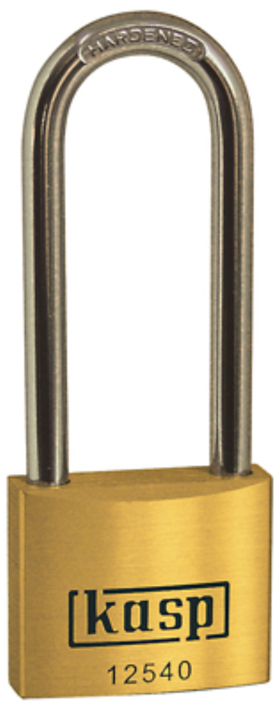 KASP K12540L63D Premium Brass Padlock Long 63mm