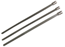 200mm x 4.6mm Stainless Steel Cable Ties (Pack 100)