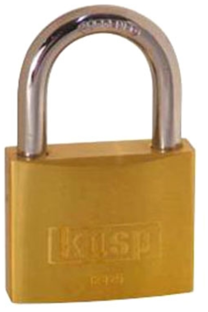 KASP K12025LO 120 Brass Padlock for Electrical Lock-Off use