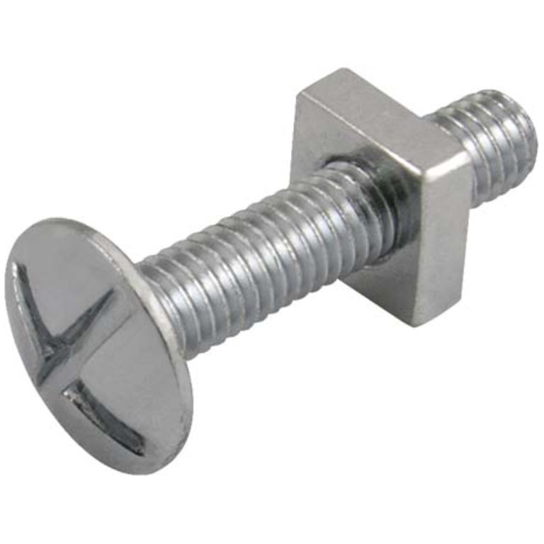 M6X25MM ROOFING NUT+BOLT