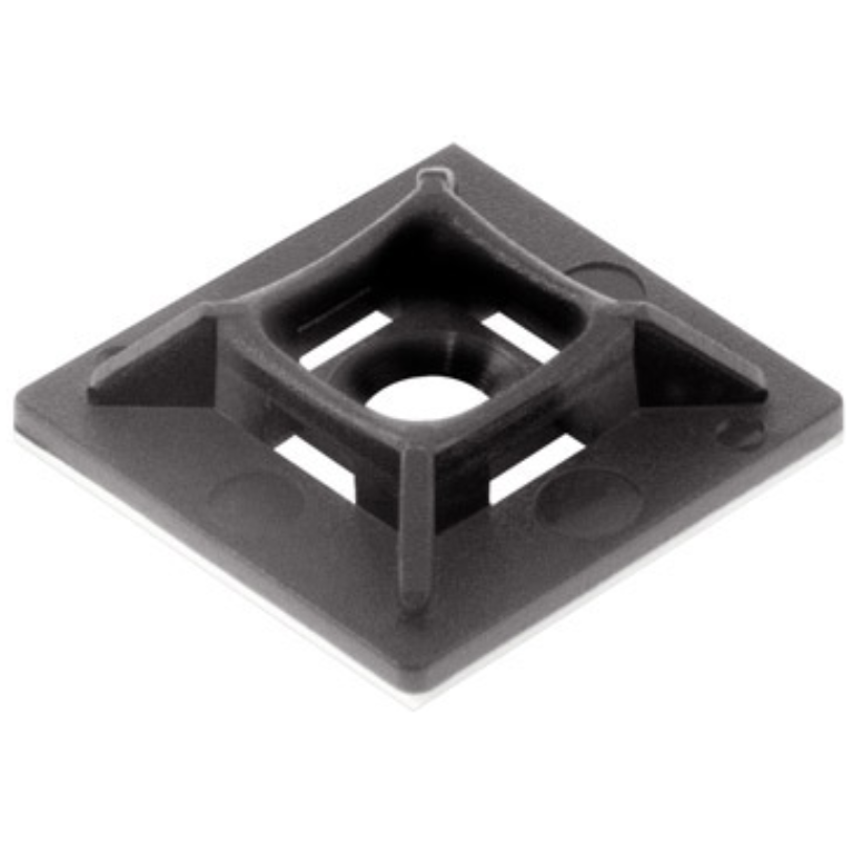 CABLE TIE BASE 19MM BLK