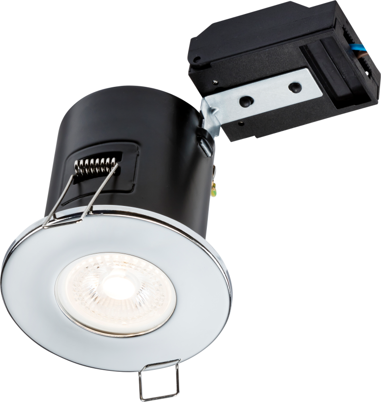 MLA VFCFC FIXED IP20 FIRE RATED DOWNLIGHT | POLISHED CHROME