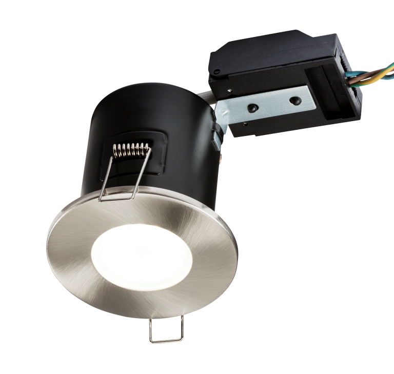 MLA VFCFBC FIXED IP20 FIRE RATED DOWNLIGHT | BRUSHED CHROME
