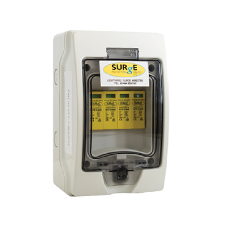 SY2-C40XENC – Type 2+3, 3 phase, with window indication complete in IP65 polycarbonate enclosure