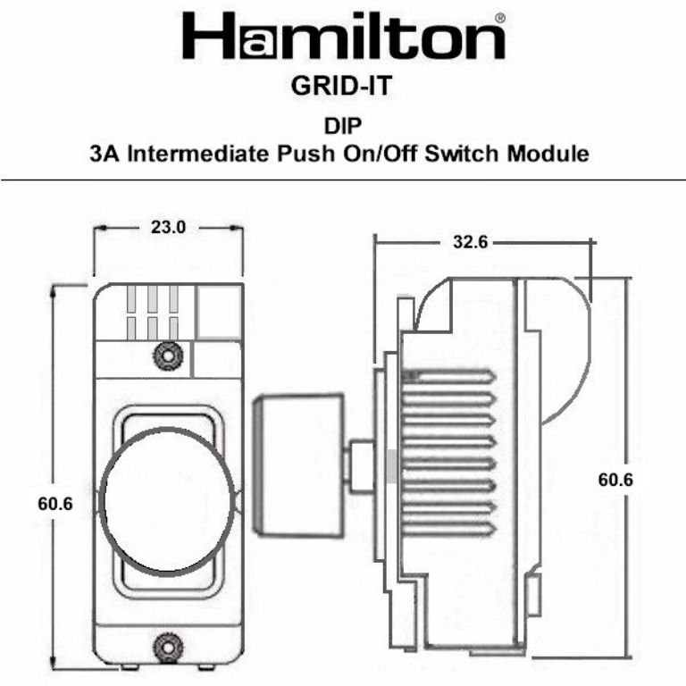 Hamln IDIPWH Dimmer Switch Kit 3A