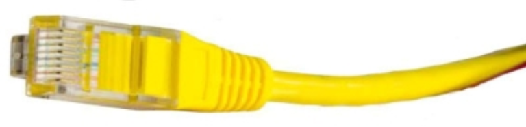 1M CAT5e PATCH LEAD YELLOW