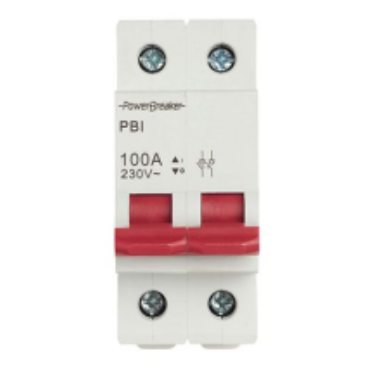 Mains Isolator Switch 100A DP